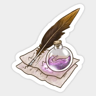 Magical stationary Sticker